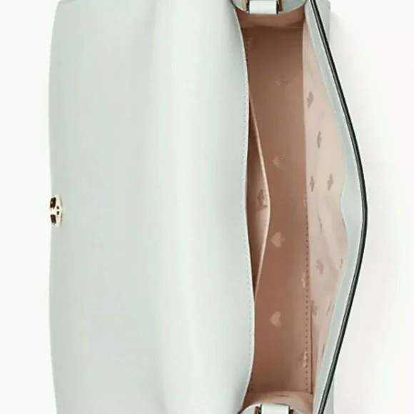 Kate Spade Cameron Carson Convertible Crossbody Crystal Blue Turquoise - Picture 2 of 4